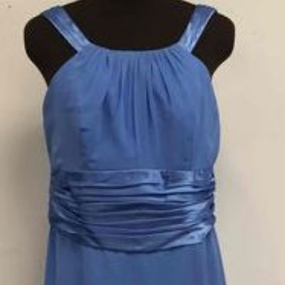 NWT Stunning David's Bridal Women's Blue Dress S12 - Picture 1 of 10